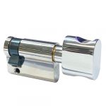Mul-T-Lock Euro Half Cylinder 35 NC & OVAL Turn Snib